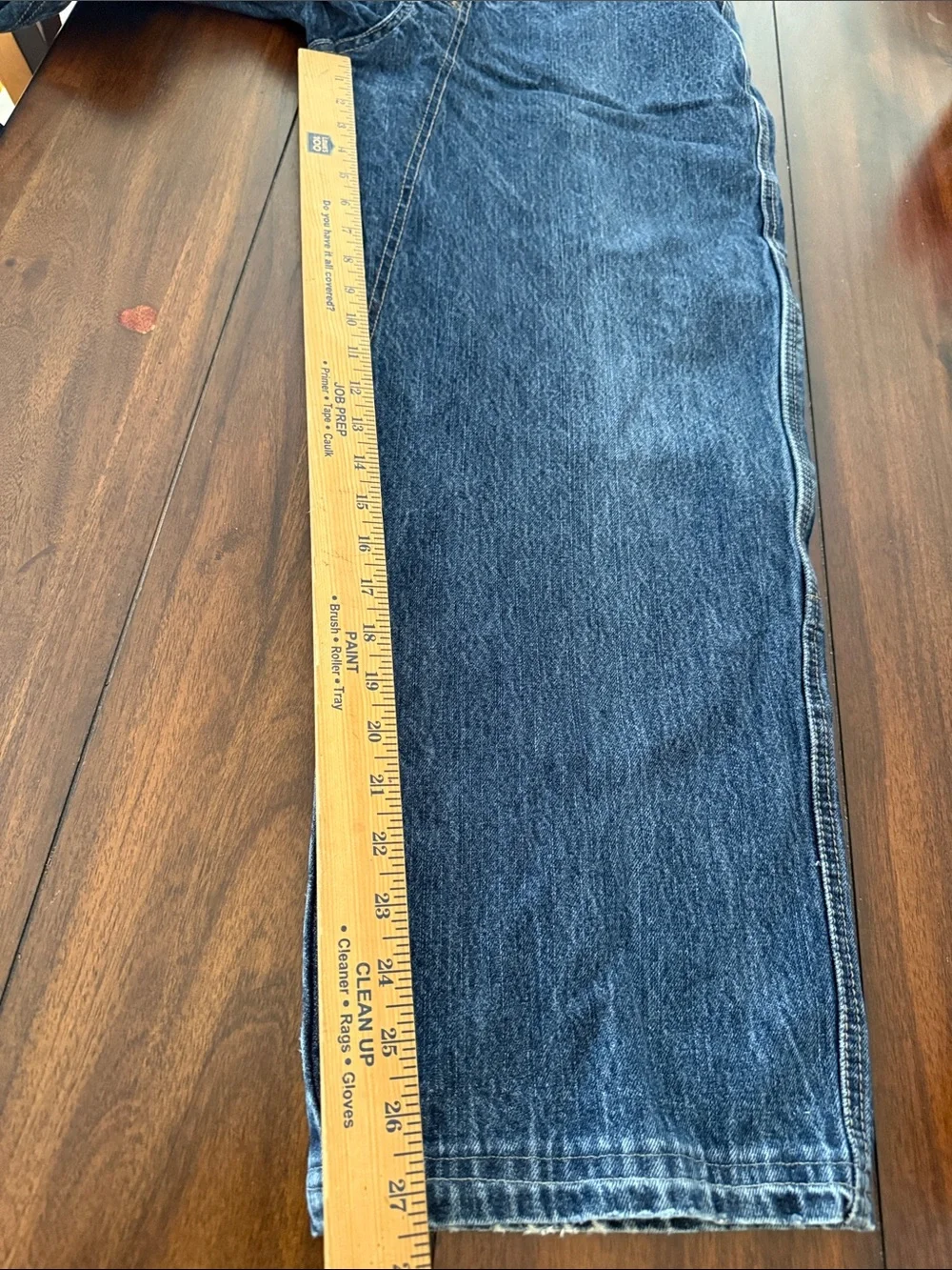 Vintage‎ Marthe Francois Brand X 34M Baggy Wide Leg Y2K Skater Blue Denim
